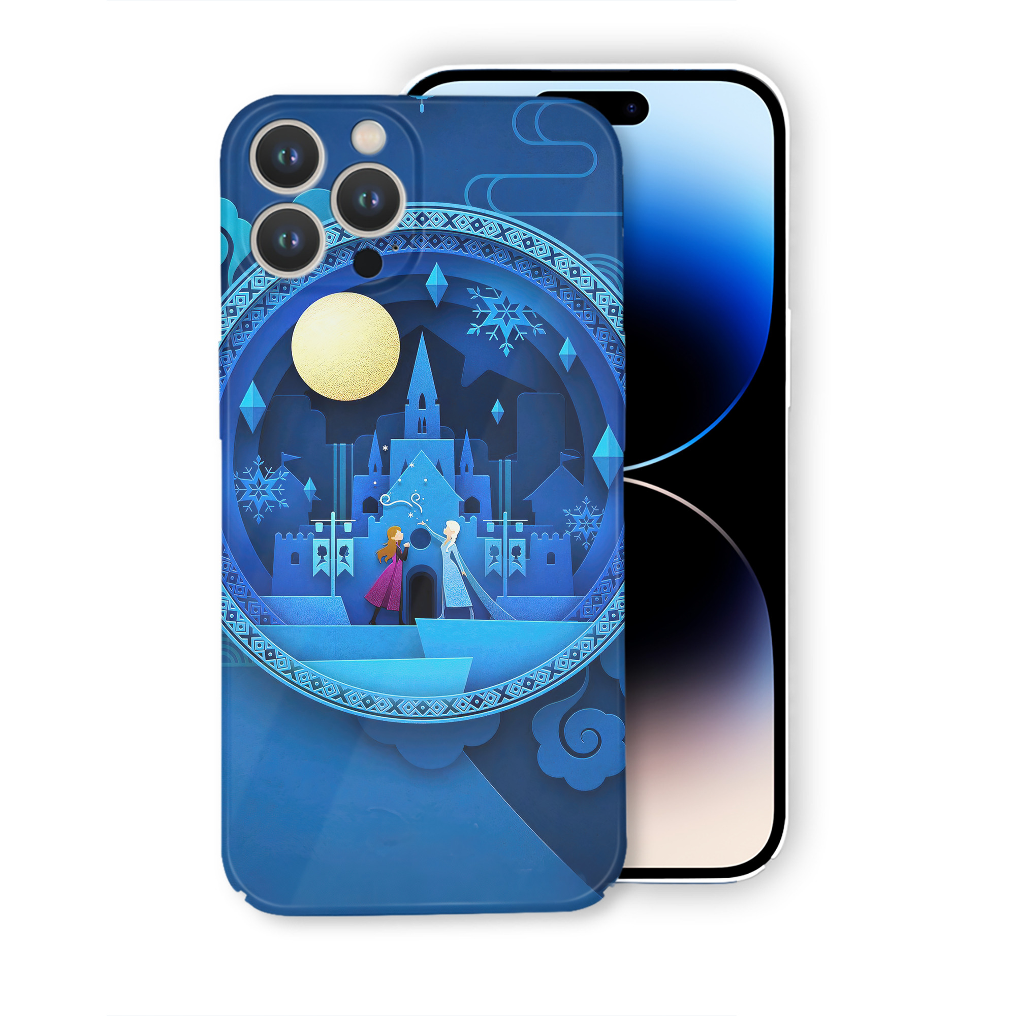 （画像用） アナと雪の女王 アンナ エルサ Frozen Anna Elsa 【iPhone 14シリーズ対応】ハードケース